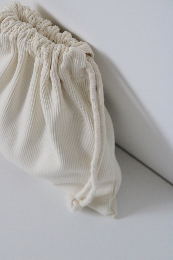 Pochon de rangement beige