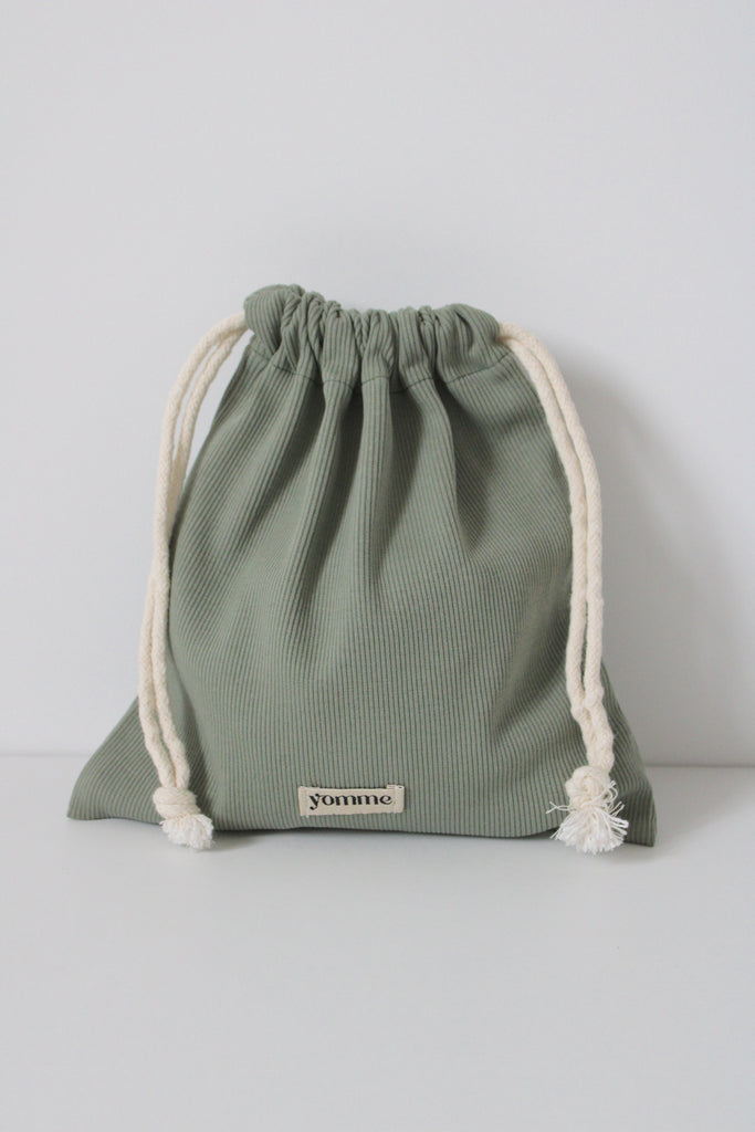 Pochon de rangement vert sauge